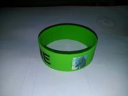 custom silicone wristband/armband with print logo