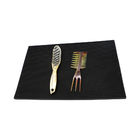 Black Flexible Nonslip Hairstylists Table Mat Heat Resistant Hair Salon Barber PVC Rectangle Mat