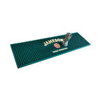 customized beer spill Silicone soft pvc rubber bar drip rail mat with logo