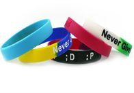 cheap colorfult custom silicone wristbands /armband /bracelet with print logo