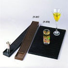 custom embossed silicone /soft pcv bar mats /coasters