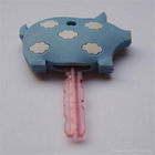 2D/3D custom adorable silicone bird shape key covers as souvenir with customized logo