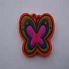 simple design 2D/3D custom adorable silicone buterfly  key covers as souvenir/gifts