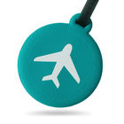 Desinger Luggage Shape plastic/silicone/rubber luggage tag with your logo