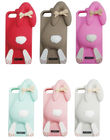 3D rabbit shape silicone phone case / customized design welcome