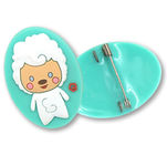 Colorful soft PVC /Silicone brooch / Colorful brooch / Mini cute brooch
