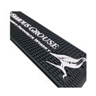 New Products 2019 Custom unique light squar Soft Rubber PVC Silicone bar mat for Bar Accessories