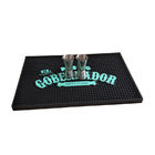 Customilzed logo rubber beer drinking personalized PVC bar mat