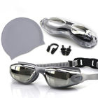 Amazon Anti-Fog UV Protector Integrated Earplugs custom swim goggles Silicone Glasses Electroplating Swimming Goggles