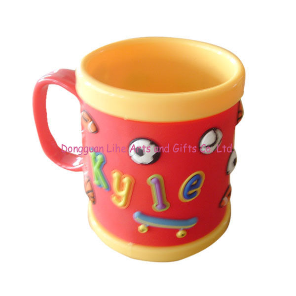 cute food grade silione 8*8 tea/coffee Mug with customized design for promotion