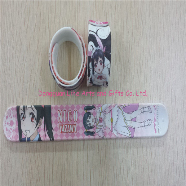 colorful custom silicone/soft pvc/rubber silicone wrist band for decoration with logo