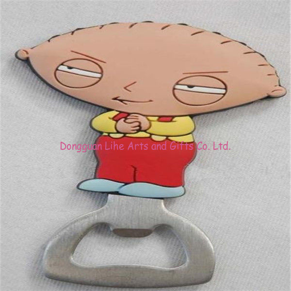 big head simple silicone bottle openers with duck shape