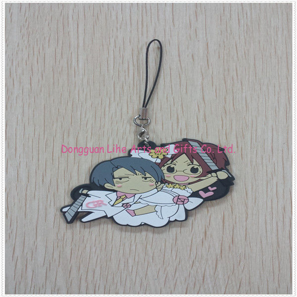 2014 customized hot cartoon mother hugs baby  ornamental phone pendants for promotion