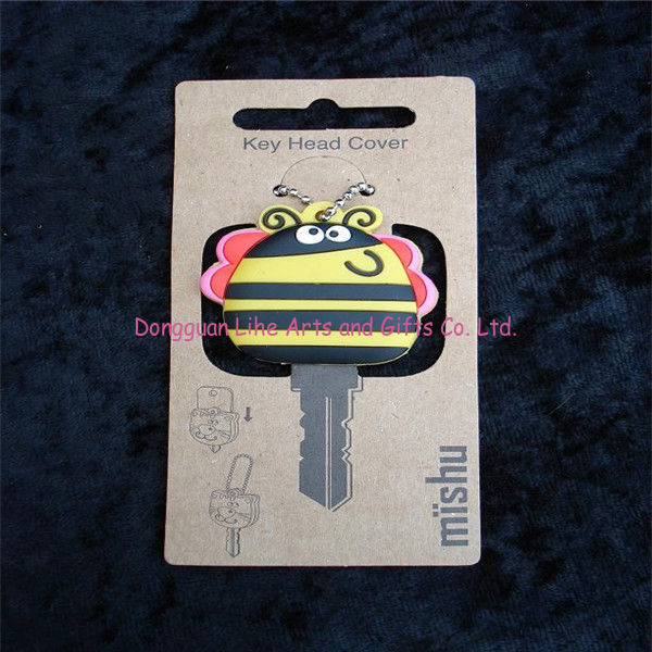 adorable  2D/3D America design rubber/silicone//soft PVC key covers in Dongguan