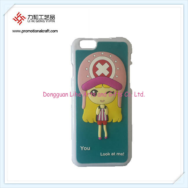 Hot sale!! Cute Girl Stylish Soft PVC Smartphone Case Cover for Iphone 6