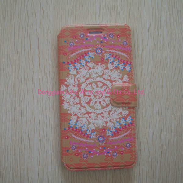 China Region Flower Shape PU, Leather Mobile Phone Case For Iphone 6