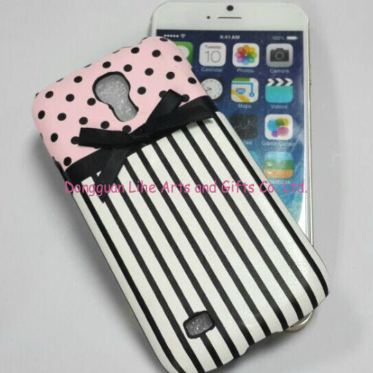 Pu Leather Cell Phone Case With Printing Craft and Lanyards